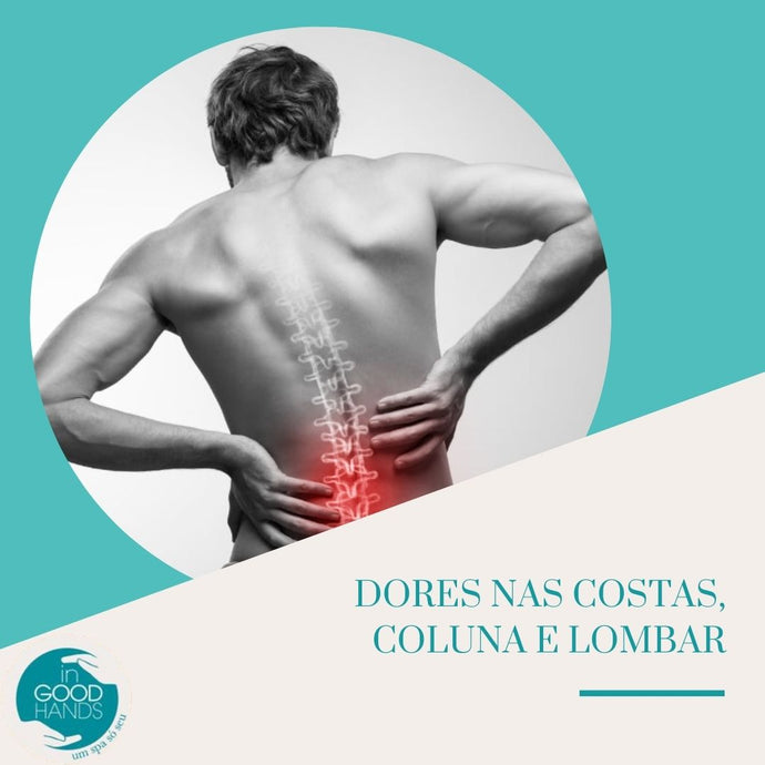 Massagens para aliviar dor nas costas, coluna e lombar